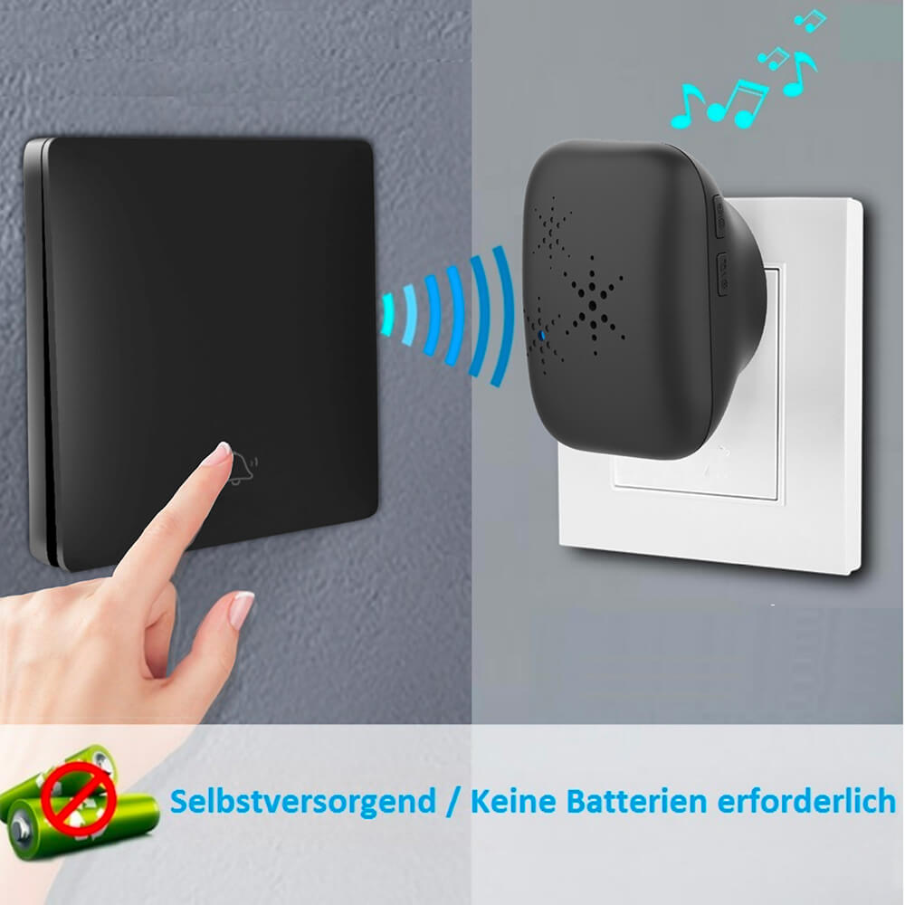 Kit sonnette sans fil DOORB310BK 58 mélodies, 110 dB