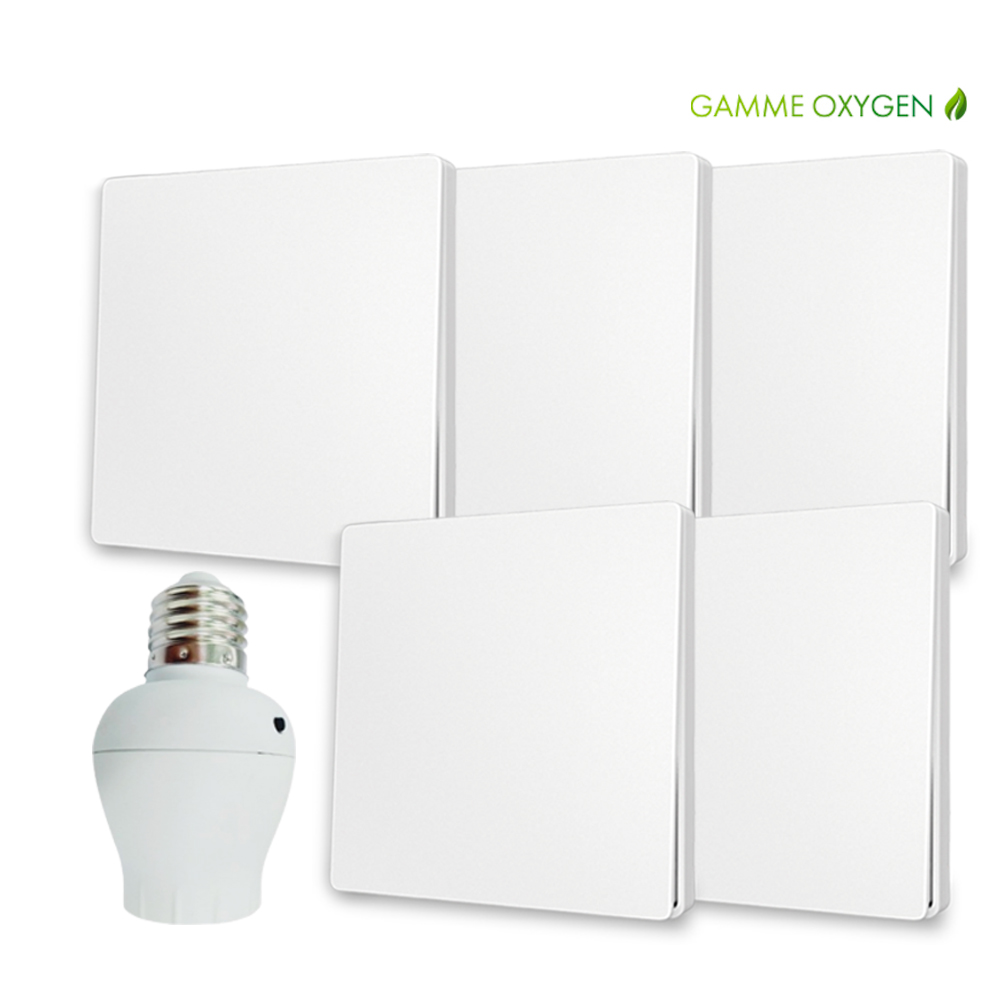 Douille Adaptateur Radio à Vis E27 - Compatible Gamme OXYGEN - Pour Luminaires Et Ampoules