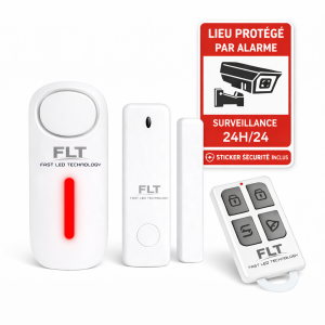 Kit BASIC – Système d’alarme sans fil pour garages,box, caves sans électricité - TYPE B